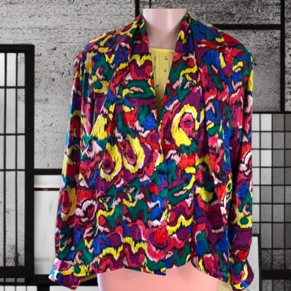 Vintage Double‎ front La Chine Classic Galindo Wang blazer